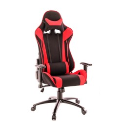 Кресло Everprof Lotus S4 Мультиблок Ткань Черный/Красный
