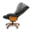  Кресло руководителя Chairman 400 коричневое  натуральная кожа реклайнер