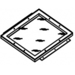 Соединительный элемент для брифов хром/стекло XE-78