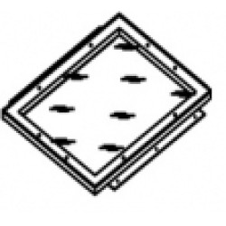 Соединительный элемент для брифов хром/стекло XE-79