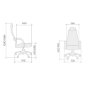 Кресло Everprof Lotus S16 Мультиблок Экокожа Голубой/Черный